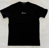 ROBERTO VINO Milano Writing Tee Black at Gravity NYC